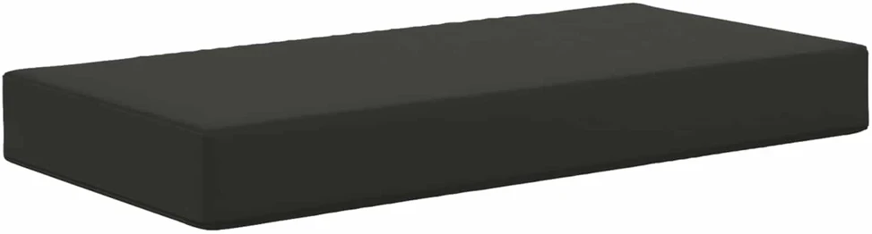 Lauko Sėdimosios Pagalvė 100% poliesteris Juoda 80 x 40 x 8 cm