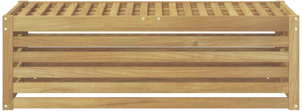 Lauko sėdynė suolelis Balta 115 x 43 x 37 cm