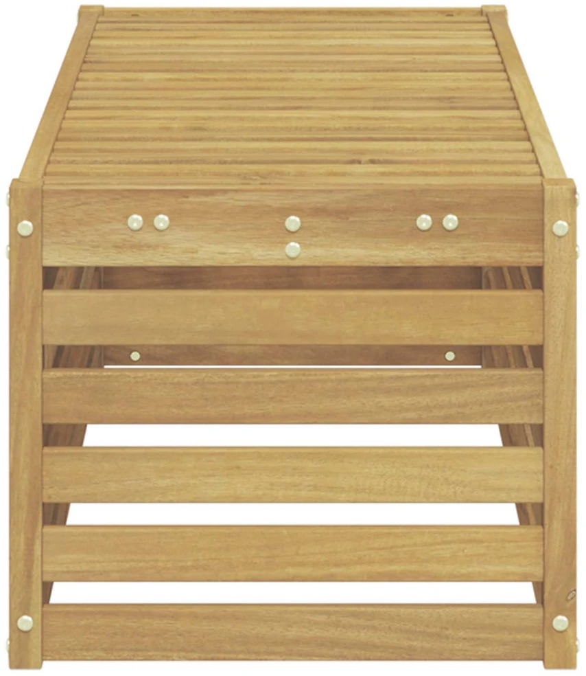 Lauko sėdynė suolelis Balta 115 x 43 x 37 cm