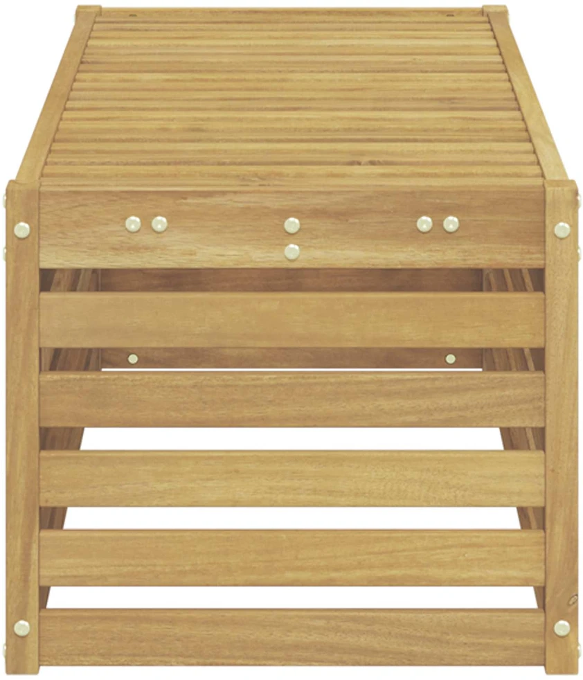 Lauko sėdynė suolelis Balta 115 x 43 x 37 cm