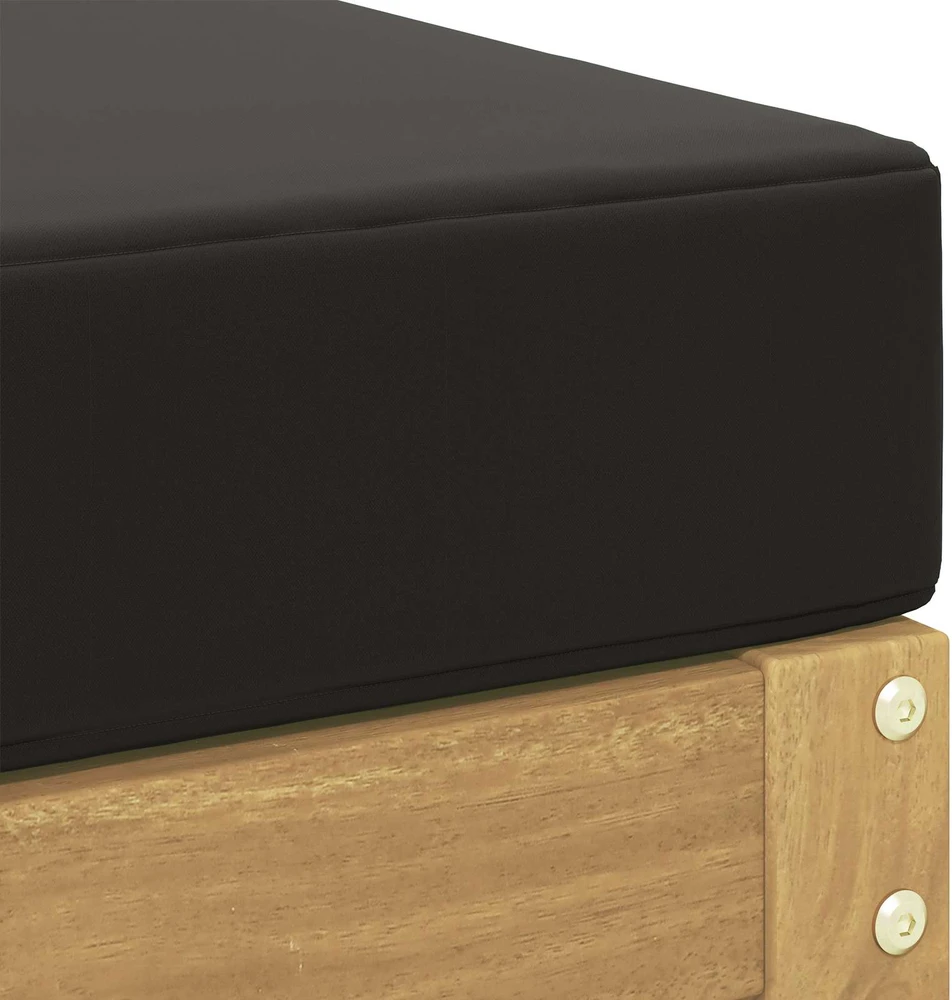 Lauko sėdynė suolelis Kietos akacijos mediena Balta