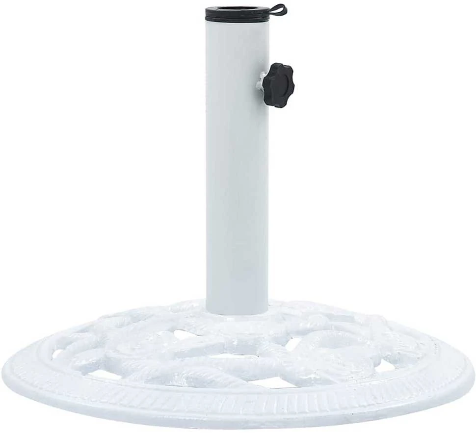 Lauko skėčio pagrindas, baltos spalvos, 9kg, 40cm, ketus