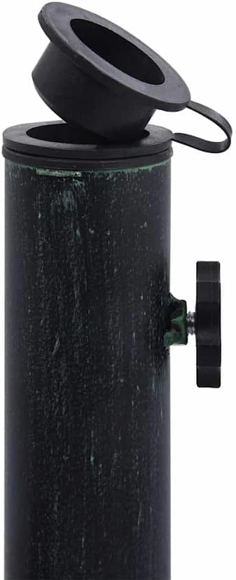 Lauko skėčio pagrindas, žalios spalvos, 9kg, 40cm, ketus