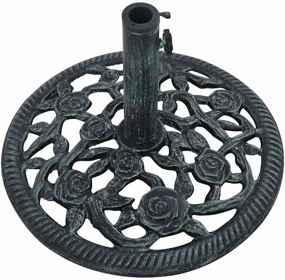 Lauko skėčio pagrindas, žalios spalvos, 9kg, 40cm, ketus