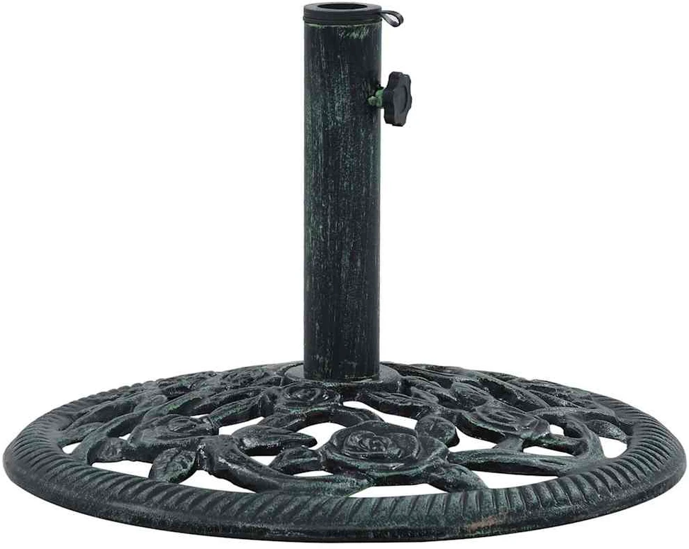 Lauko skėčio pagrindas, žalios spalvos, 9kg, 40cm, ketus