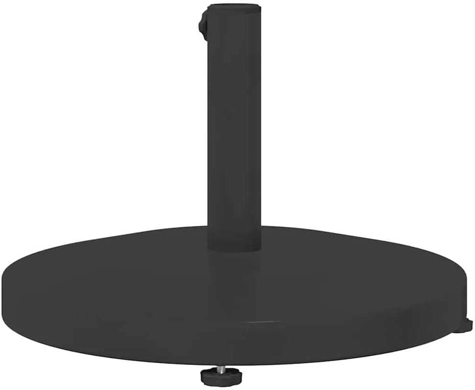 Skėčio pagrindas 24.6kg Juoda Apvali