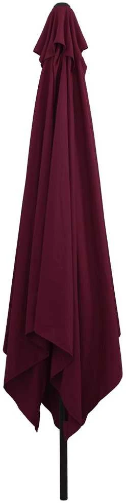 Sodo skėtis Bordo raudona 295 x 295 x 245 cm