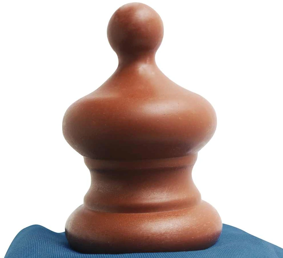 Lauko skėtis nuo saulės su mediniu stulpu, mėlynas, 350cm