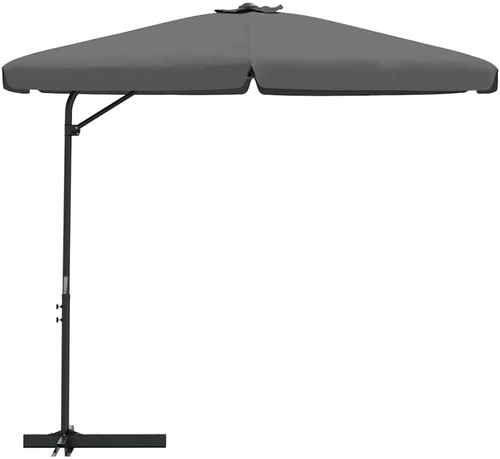 Lauko skėtis su plieniniu stulpu, antr. sp., 300 cm