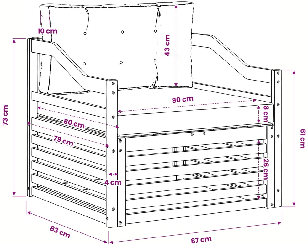 Lauko sofa