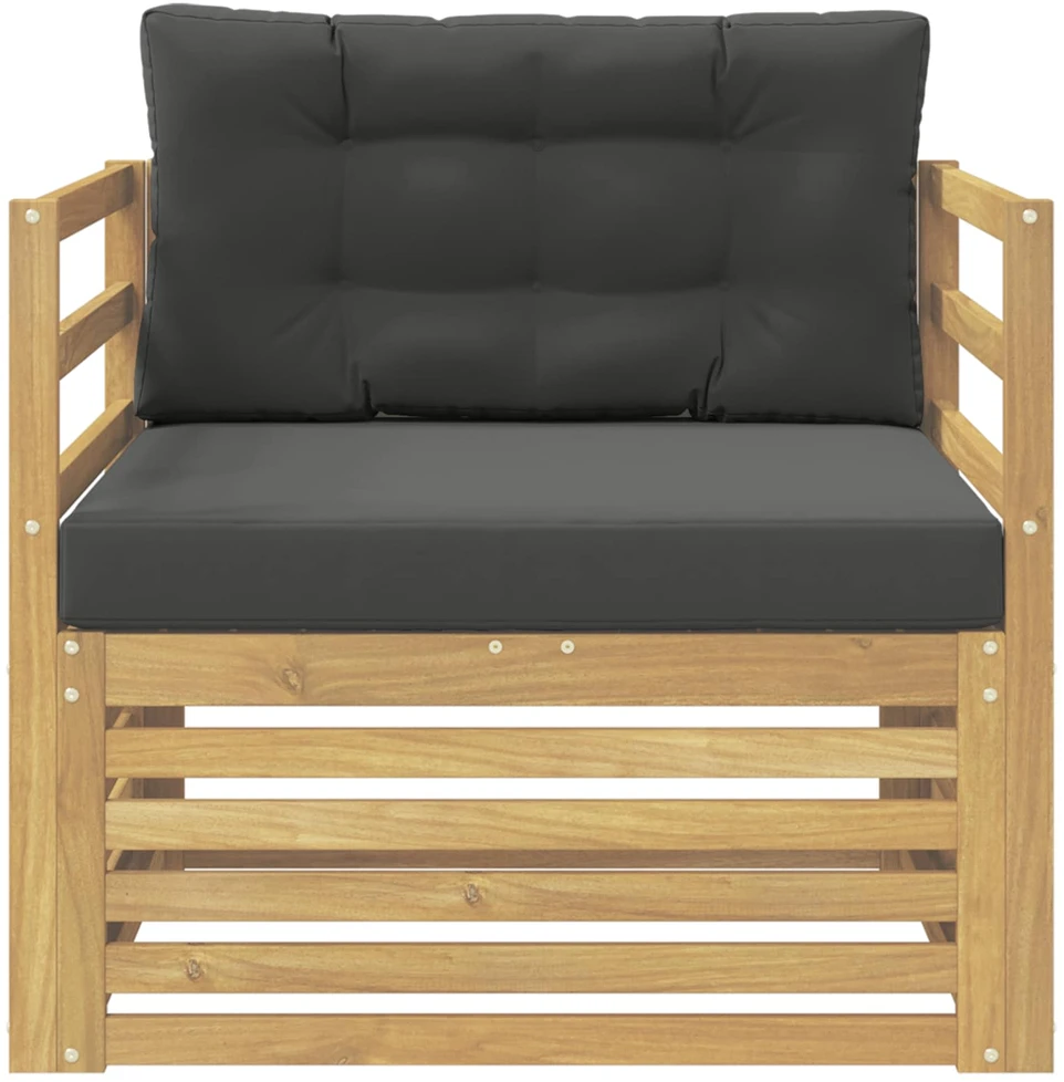 Lauko sofa Balta ir antracito