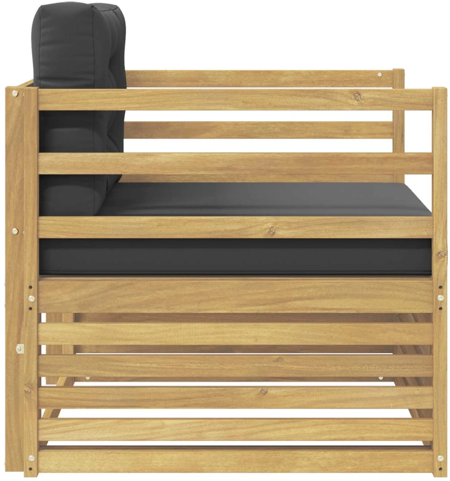 Lauko sofa Balta ir antracito