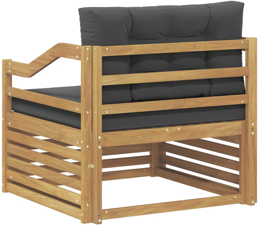 Lauko sofa Balta ir antracito