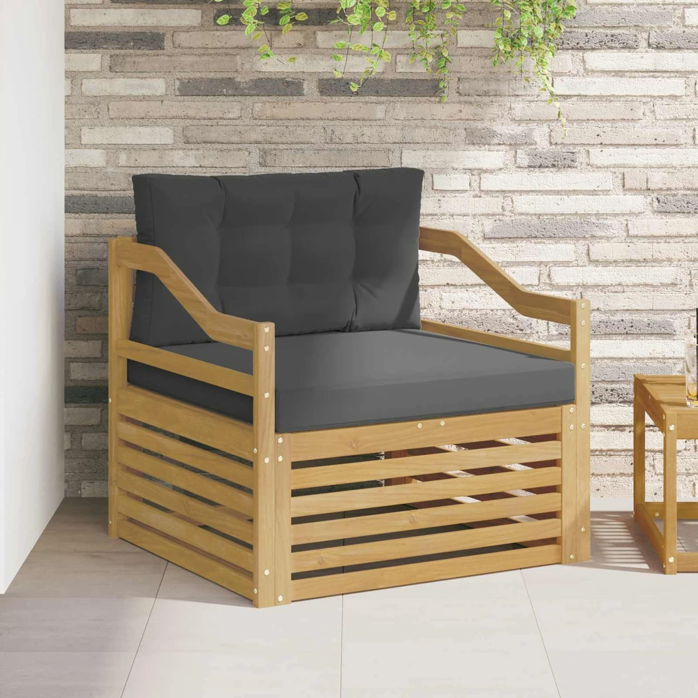Lauko sofa Balta ir antracito