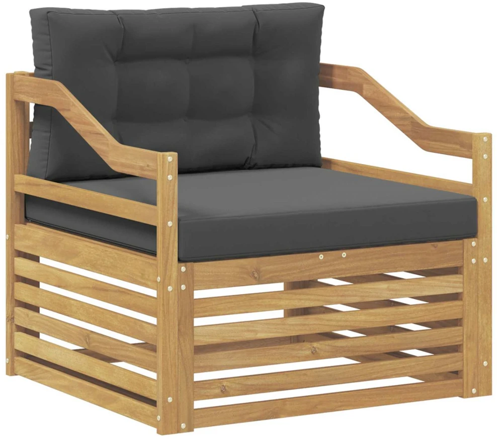 Lauko sofa Balta ir antracito