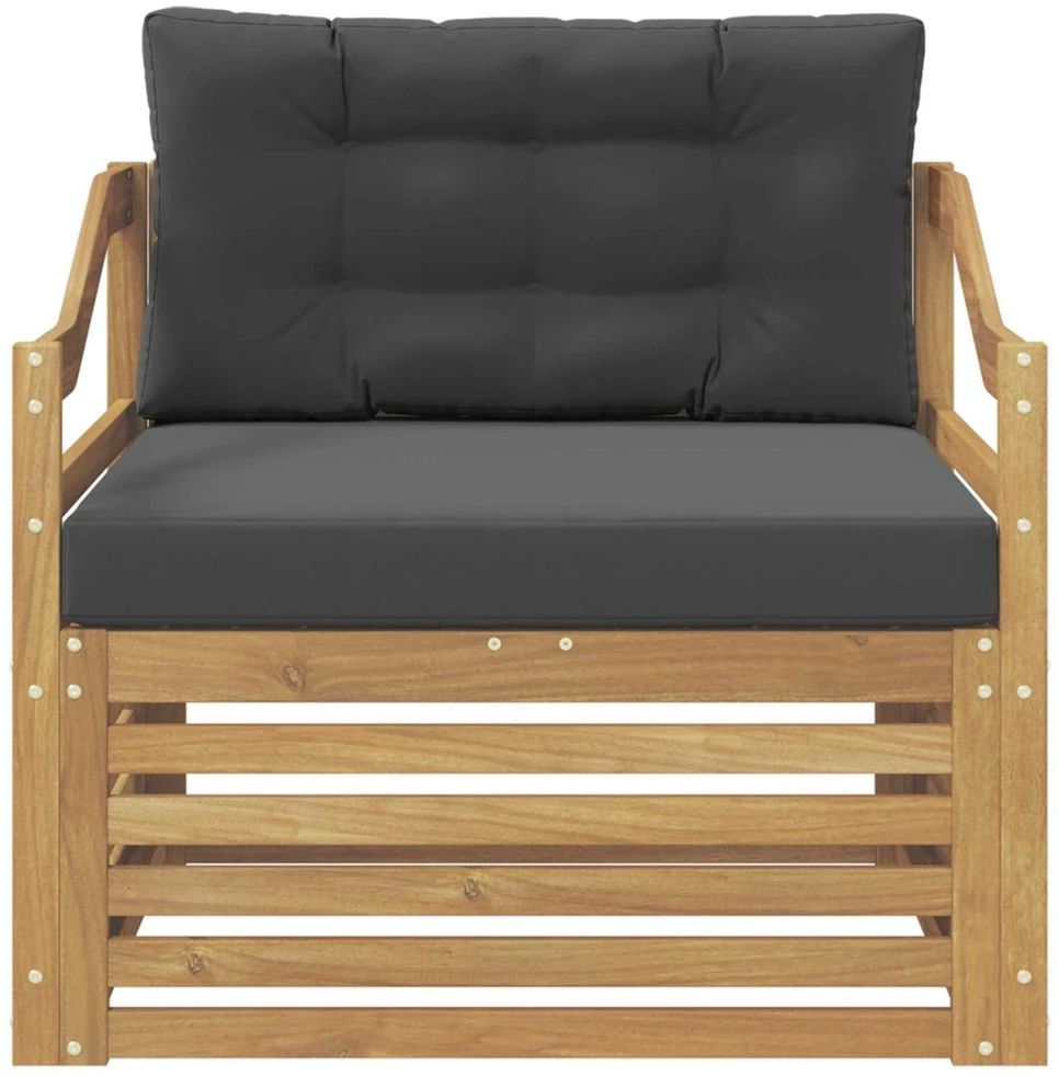 Lauko sofa Balta ir antracito
