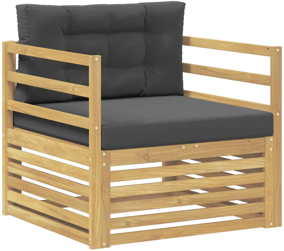 Lauko sofa Balta ir antracito