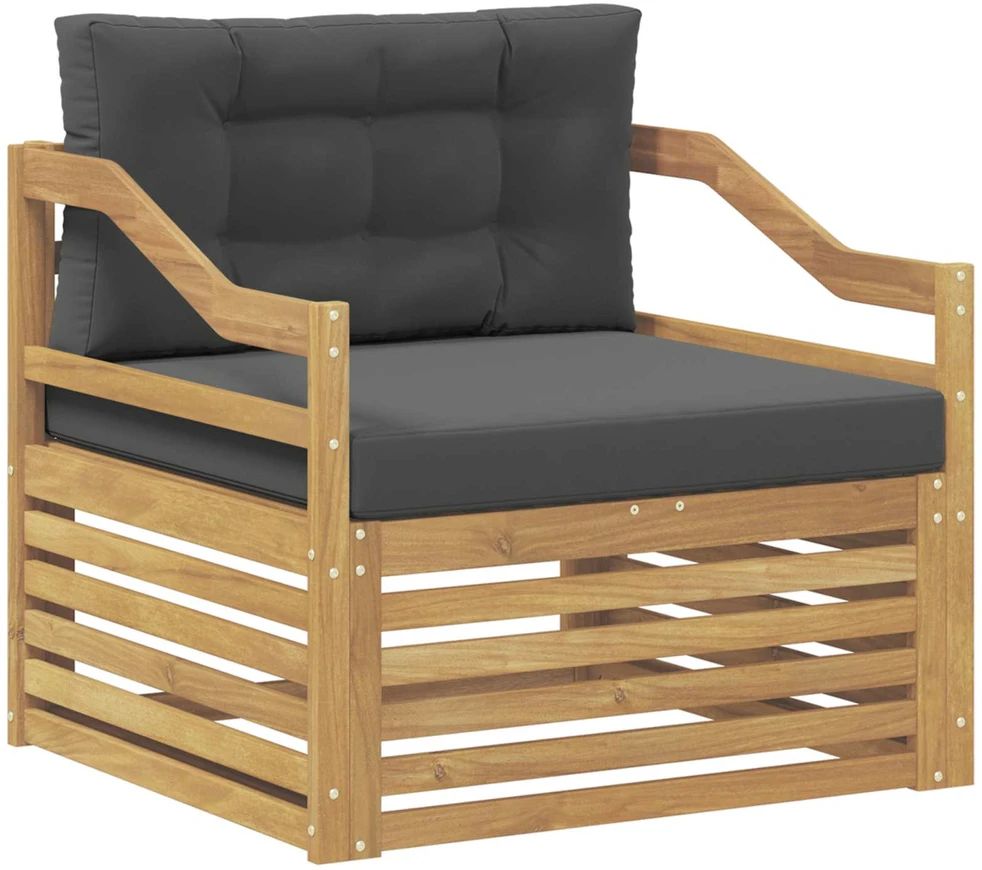 Lauko sofa Balta ir antracito