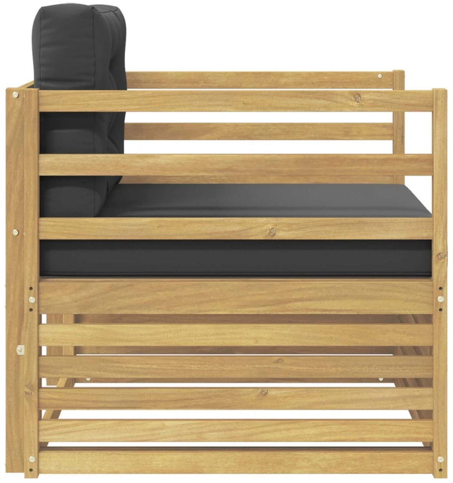 Lauko sofa Balta ir antracito
