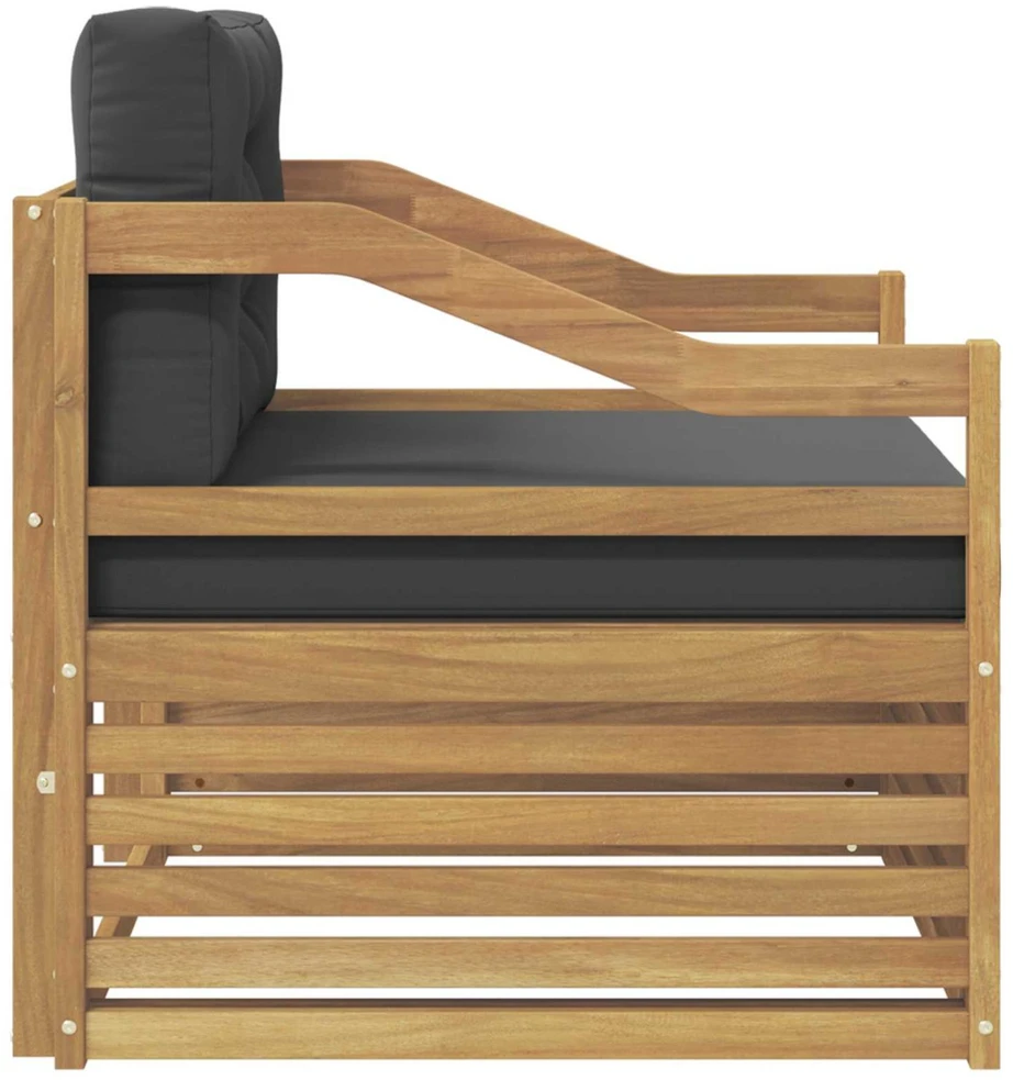 Lauko sofa Balta ir antracito