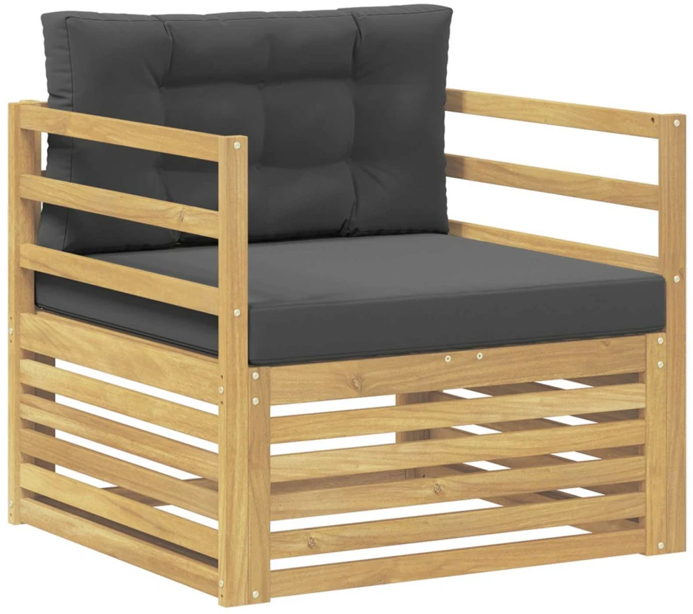 Lauko sofa Balta ir antracito