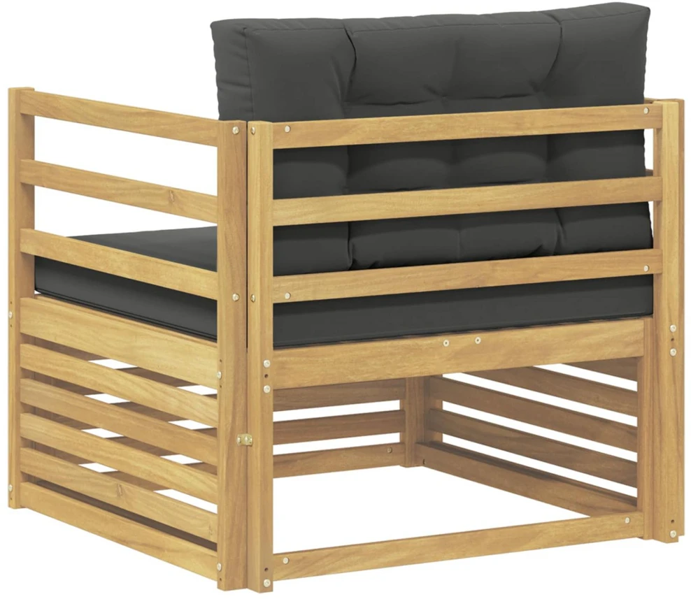 Lauko sofa Balta ir antracito