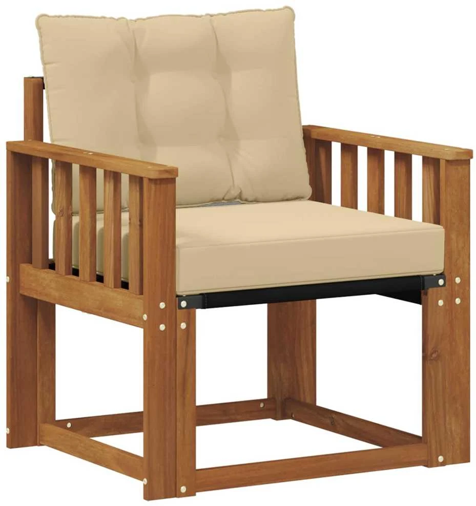 Lauko sofa Kietos akacijos mediena Natūrali