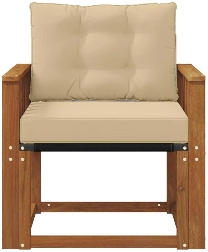Lauko sofa Kietos akacijos mediena Natūrali