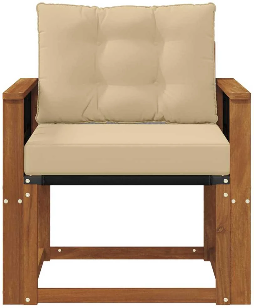 Lauko sofa Kietos akacijos mediena Natūrali