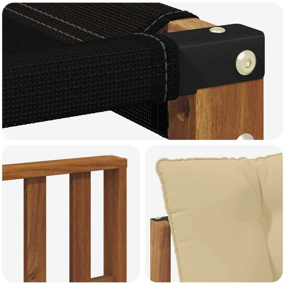 Lauko sofa Kietos akacijos mediena Natūrali
