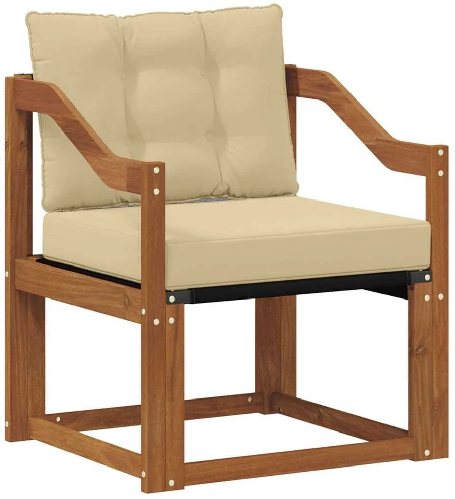 Lauko sofa Kietos akacijos mediena Natūrali