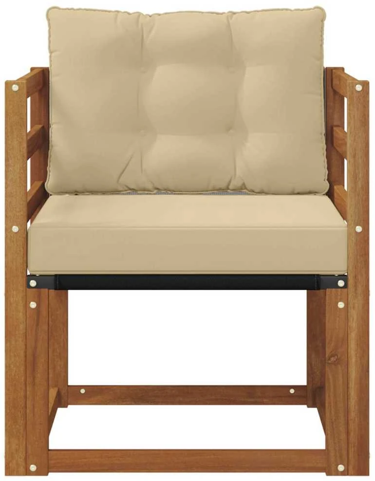 Lauko sofa Kietos akacijos mediena Natūrali