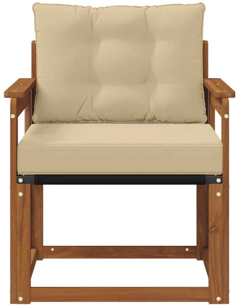 Lauko sofa Kietos akacijos mediena Natūrali