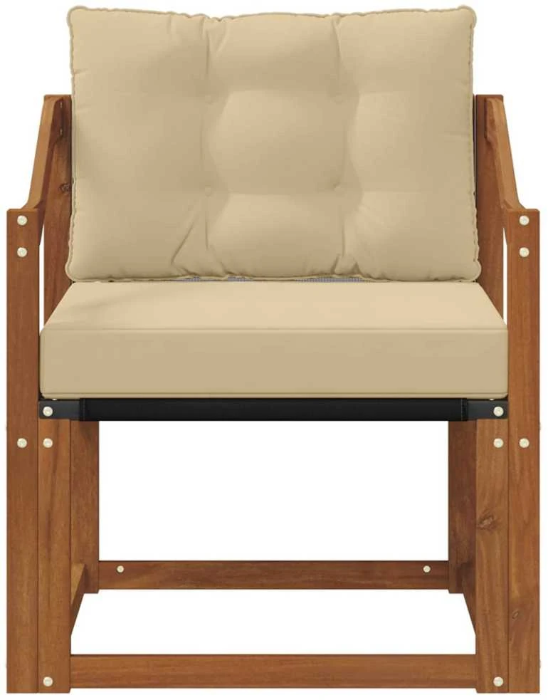 Lauko sofa Kietos akacijos mediena Natūrali