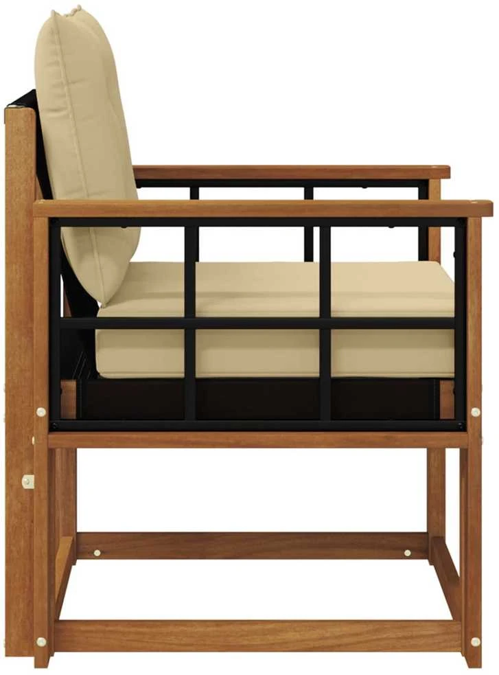 Lauko sofa Kietos akacijos mediena Natūrali
