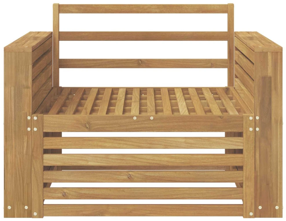 Lauko sofa Kietos akacijos mediena Balta