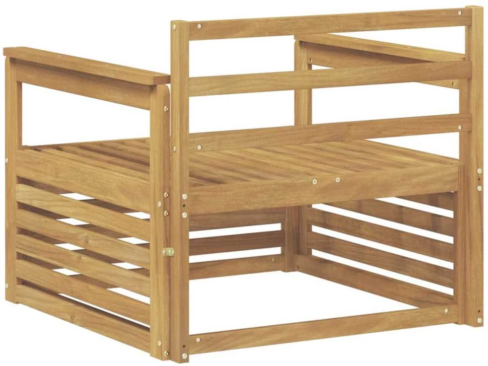 Lauko sofa Kietos akacijos mediena Balta
