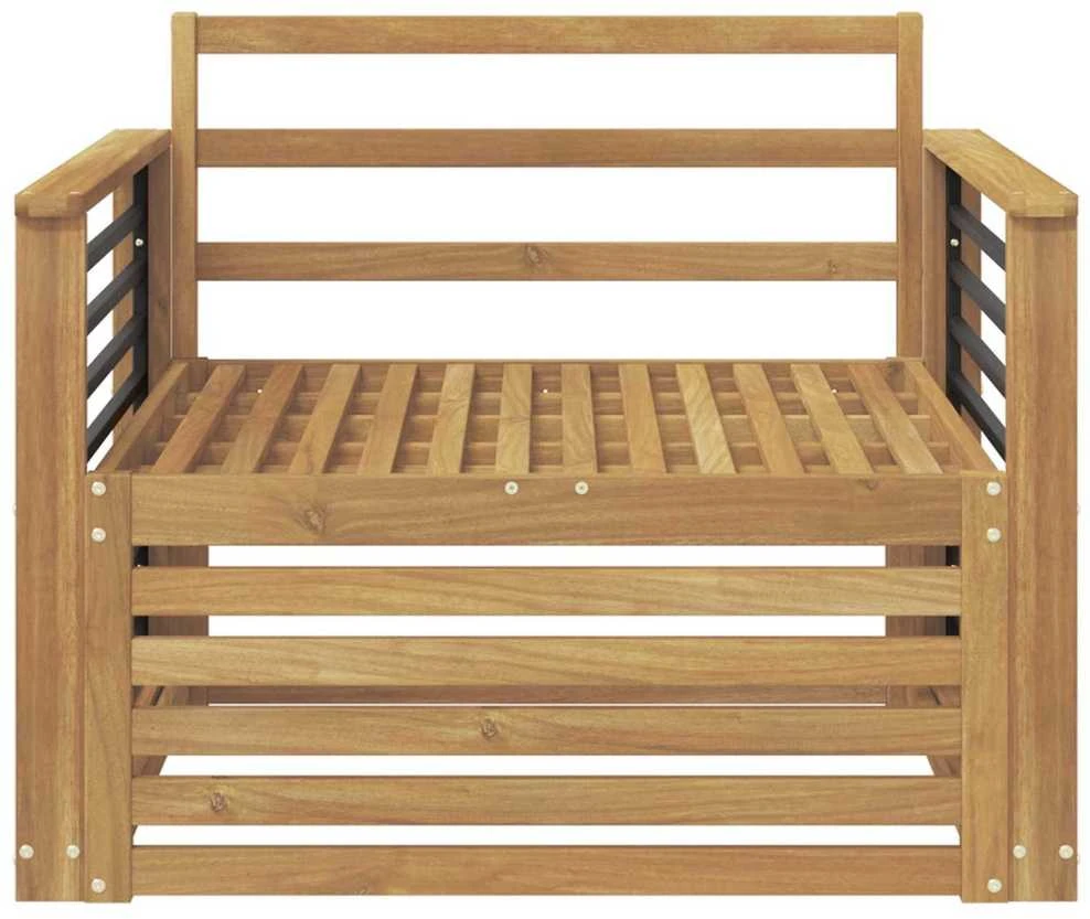 Lauko sofa Kietos akacijos mediena Balta