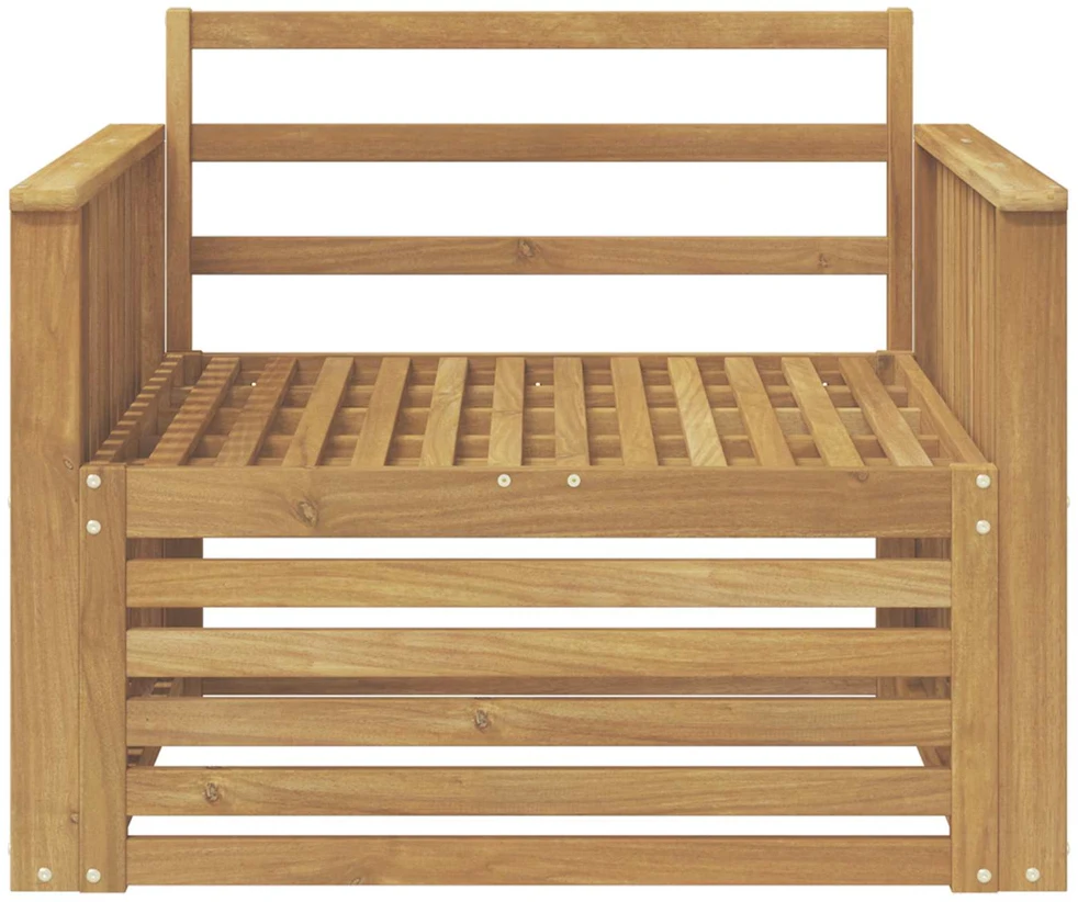 Lauko sofa Kietos akacijos mediena Balta