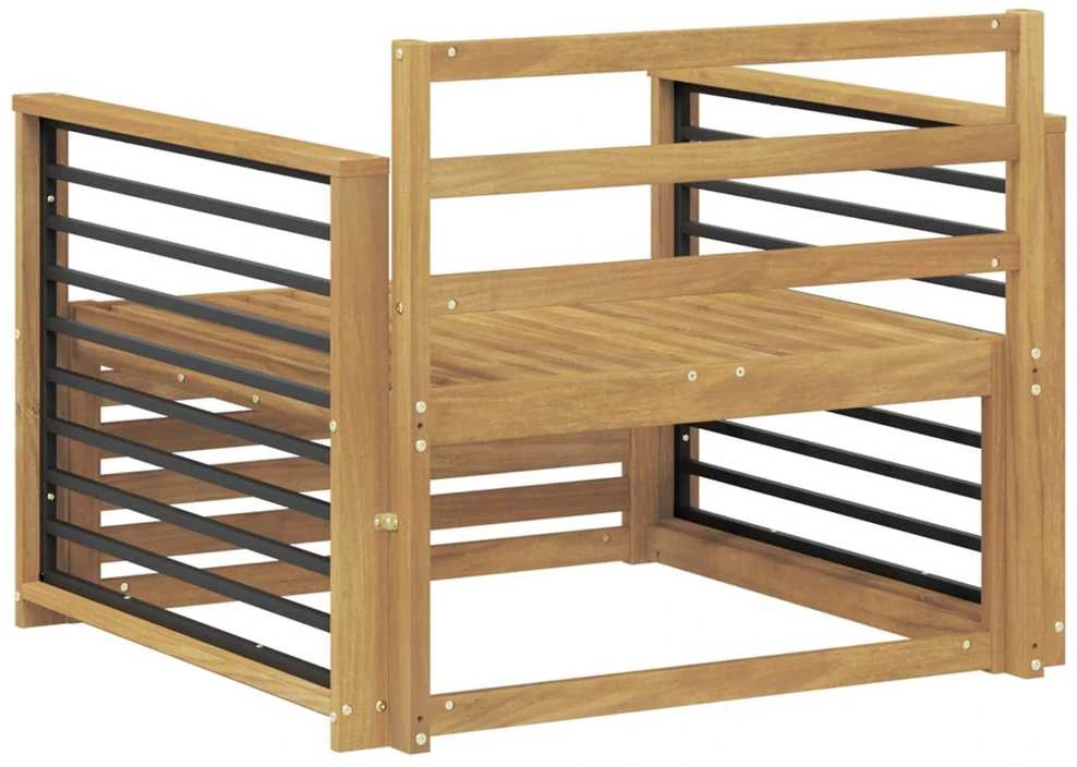 Lauko sofa Kietos akacijos mediena Balta