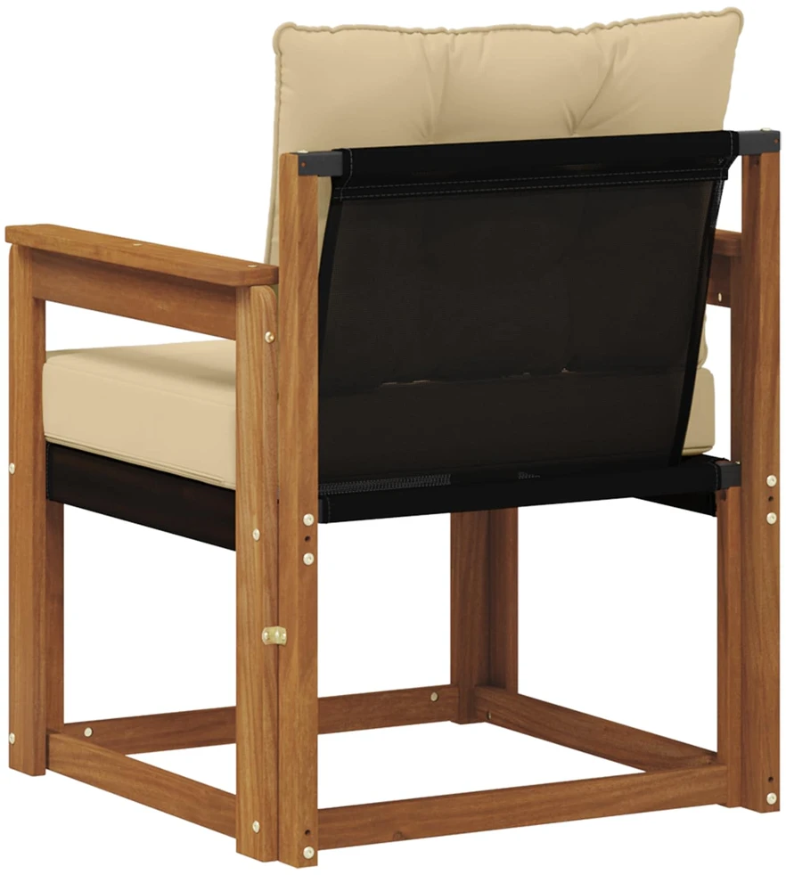 Lauko sofa Kietos akacijos mediena Natūrali
