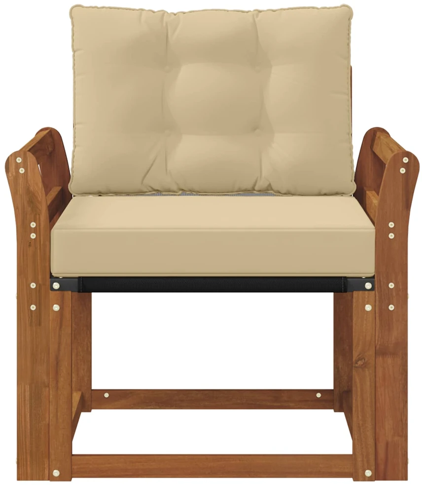 Lauko sofa Kietos akacijos mediena Natūrali