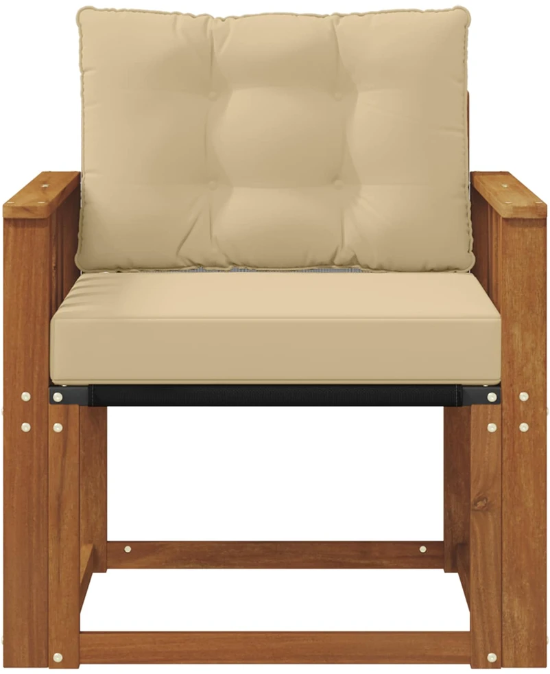 Lauko sofa Kietos akacijos mediena Natūrali