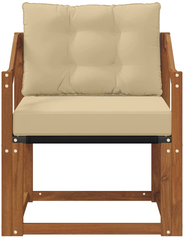Lauko sofa Kietos akacijos mediena Natūrali
