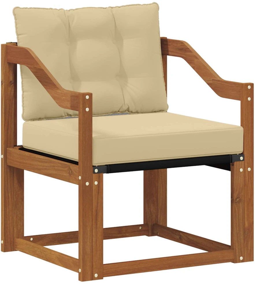 Lauko sofa Kietos akacijos mediena Natūrali