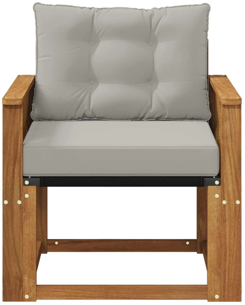 Lauko sofa Kietos akacijos mediena Natūrali