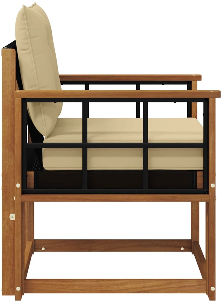 Lauko sofa Kietos akacijos mediena Natūrali