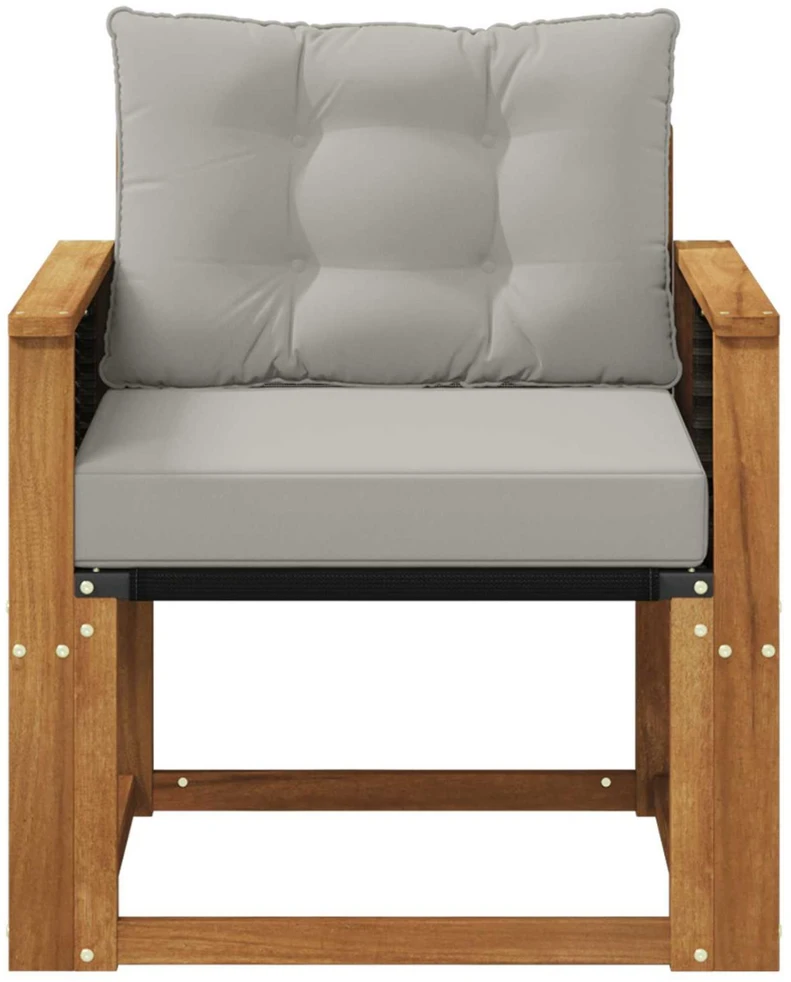 Lauko sofa Kietos akacijos mediena Natūrali