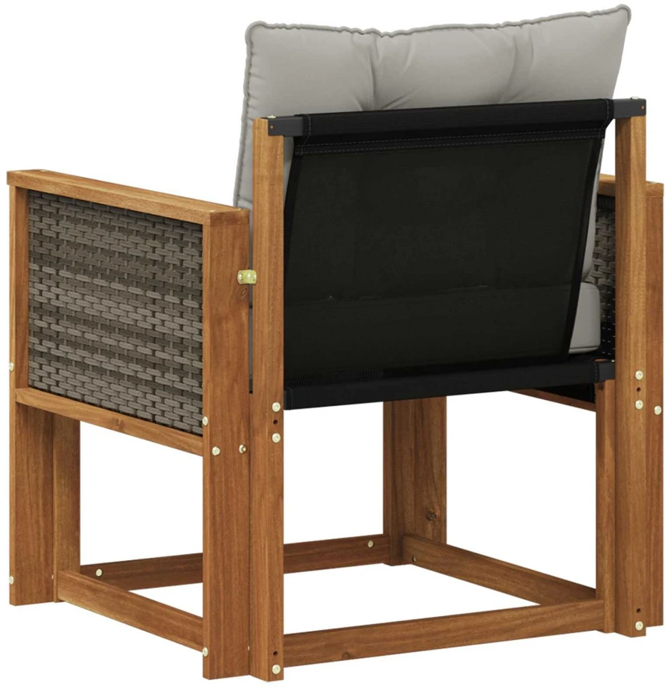 Lauko sofa Kietos akacijos mediena Natūrali