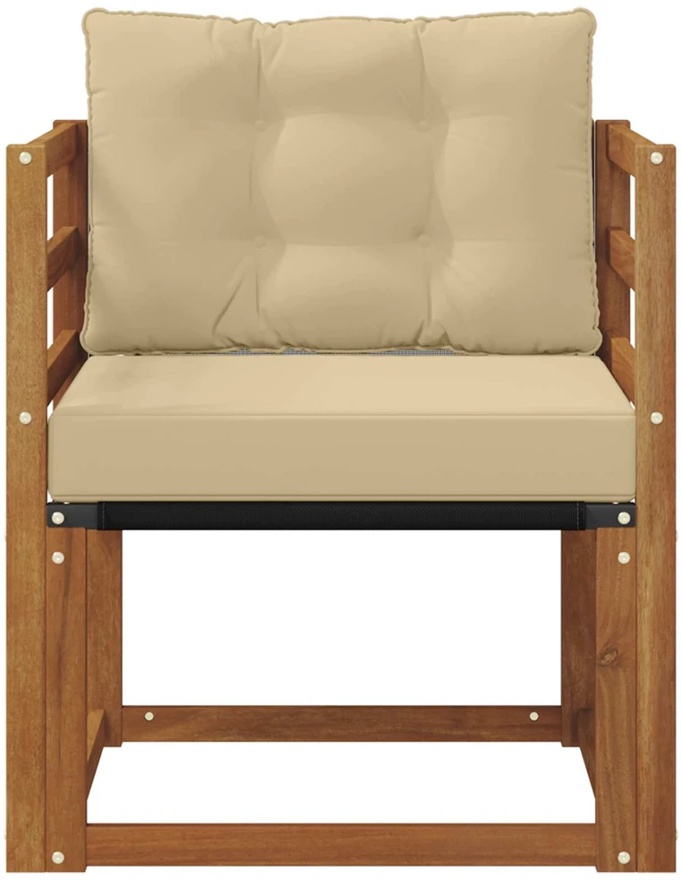 Lauko sofa Kietos akacijos mediena Natūrali